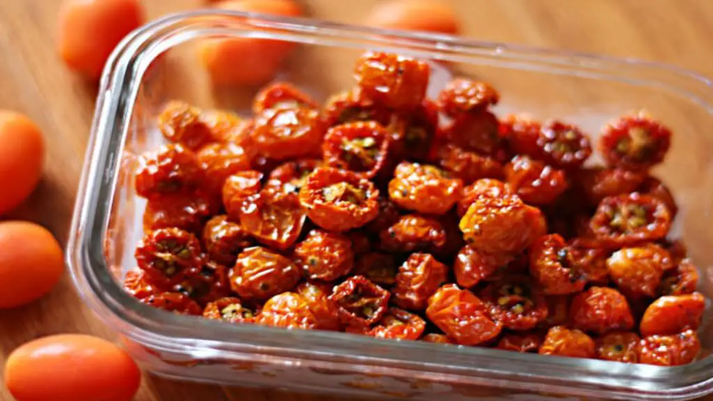 oven dried tomatoes
