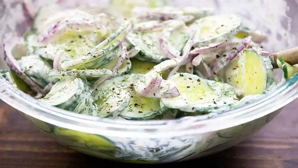 low carb cucumber salad
