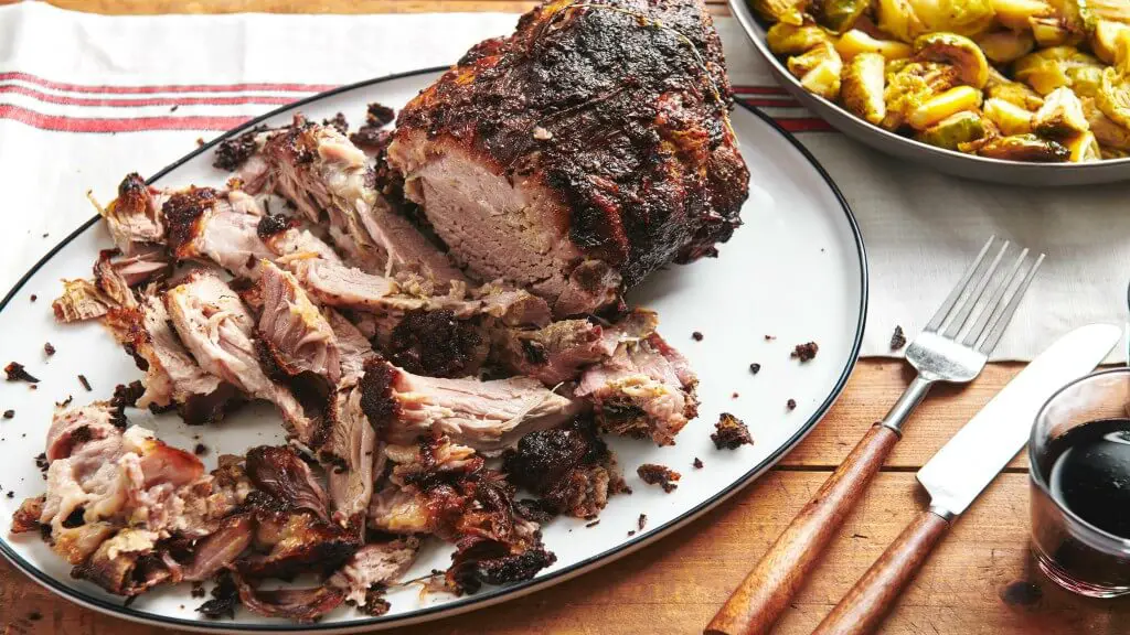 roasted pork shoulder
