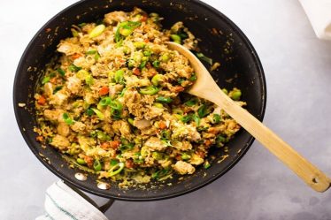 cauliflower fried rice keto