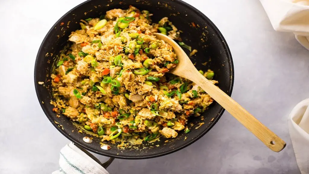 cauliflower fried rice keto