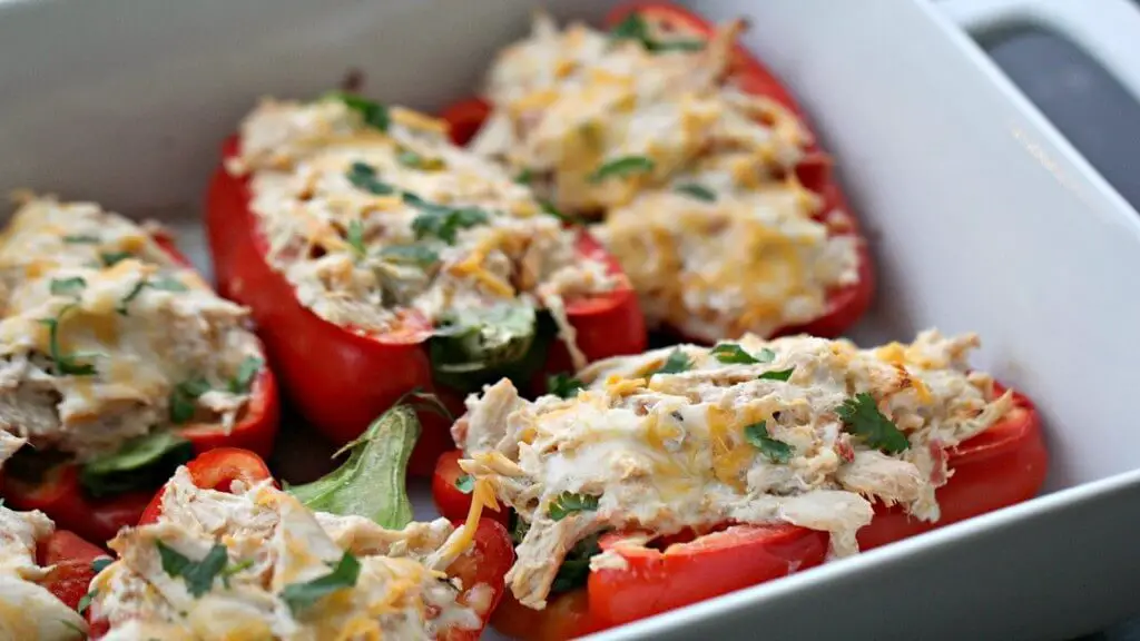 chicken stuffed peppers recipe