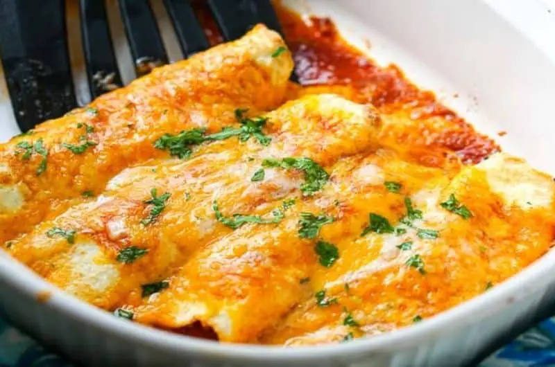 The Most Exciting Way To Make Low Carb Chicken Keto Enchiladas
