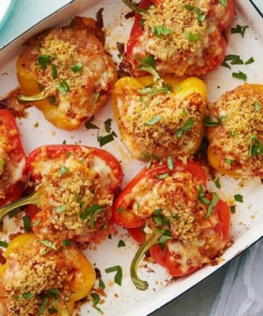 chicken stuffed peppers