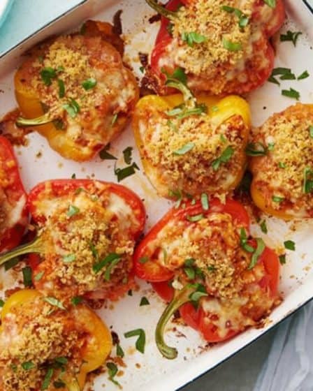 chicken stuffed peppers