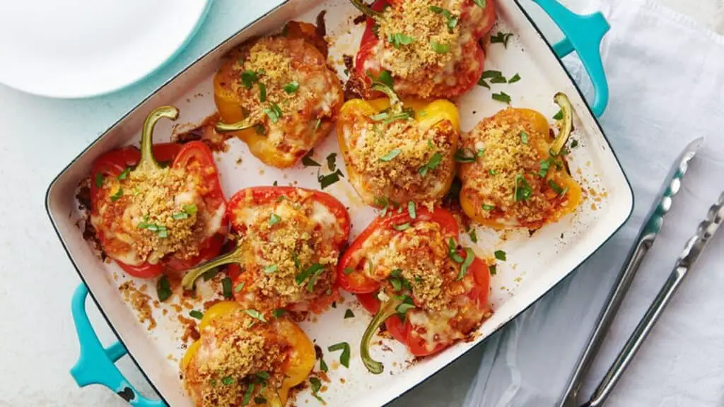 chicken stuffed peppers